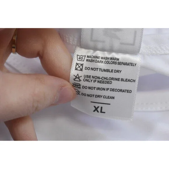 Kustom Kreationz Womens Plain Blank White T-Shirts XL Short Sleeve Lot of 2 - Picture 6 of 6